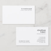Moderne Moderne Minimalistische Elegante Corporate Visitenkarte (Vorne/Hinten)
