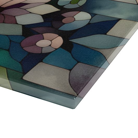 Moderne moderne moderne Blume Schneidebrett (Ecke)