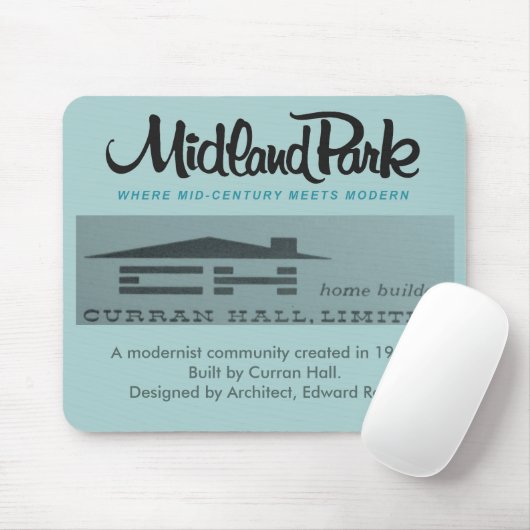 Moderne Moderne Mousepad 1958 Toronto Kanada Mitte (Mit Mouse)