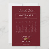 Moderne Moderne schick Minimal Foto Hochzeit Save The Date (Vorderseite)