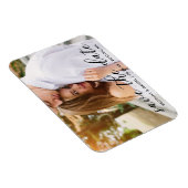 Moderne moderne Schrift Save the Date | FOTO Magnet (Rechte Seite)