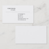 Moderne moderne, trendige Visitenkarte (Vorne/Hinten)