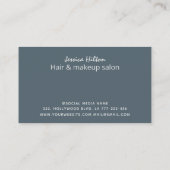 Moderne, moderne und abstrakte Visitenkarte (Rückseite)