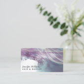 Moderne, moderne und abstrakte Visitenkarte (Stehend Vorderseite)