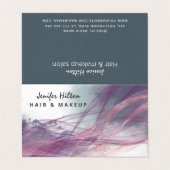 Moderne, moderne und abstrakte Visitenkarte Visitenkarten (Außenseite Aufgefaltet)