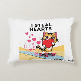 Moderne, moderne Valentinenkissen für Haustiere Dekokissen