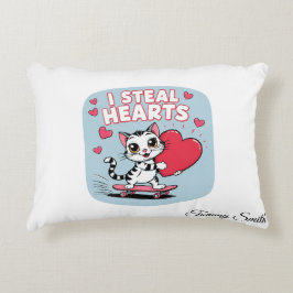 Moderne, moderne Valentinenkissen für Haustiere Dekokissen