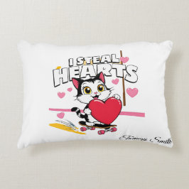 Moderne, moderne Valentinenkissen für Haustiere Dekokissen