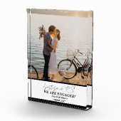 Moderne moderne Verlobung - Foto-Block Fotoblock (Rechts)