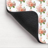 Moderne moderne Vorlage Elegante Rose Design Mousepad (Ecke)