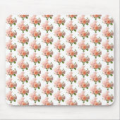 Moderne moderne Vorlage Elegante Rose Design Mousepad (Vorne)