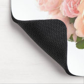 Moderne moderne Vorlage Elegante Rose Design Mousepad (Ecke)
