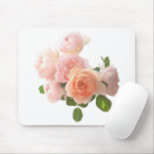 Moderne moderne Vorlage Elegante Rose Design Mousepad (Mit Mouse)