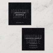 Moderne moderne Vorlage für modernes Design Premiu Quadratische Visitenkarte (Vorne/Hinten)