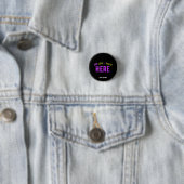 MODERNE MODERNE, ZOLLBARE, SCHWARZE BRANDRONE BUTTON (Beispiel)