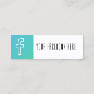 moderne modische Visitenkarte der Sozialmedien