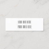 moderne modische Visitenkarte der Sozialmedien (Rückseite)