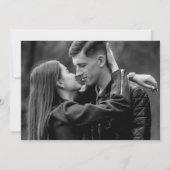 Moderne Mohnblumen-Blume Einladung (Rückseite)