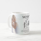 Moderne "MOMMY" Sie sind das beste Foto Keepake Kaffeetasse (Vorderseite Links)
