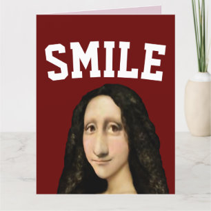 MODERNE MONA SMILE! GEBURTSTAGSKARTE DANKESKARTE