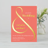 Moderne monochromatische Ampere Folieneinladung (Stehend vorne)