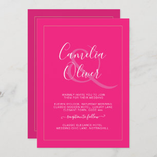 Moderne, monochrome Ampere und Hochzeit