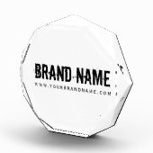 Moderne monochrome Typografie - Minimalistische Ma Fotoblock (Rechts)