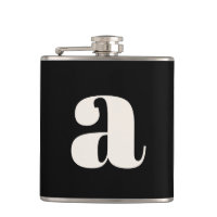 Moderne Monogram-Anfangsbuchstabe Wedding Bold Bla