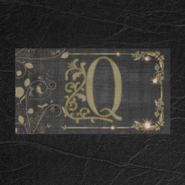 Moderne Monogram Beruflich Masculine Einzigartig Visitenkarte