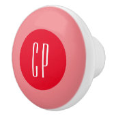 Moderne Monogram Berufliche Schlichte Einfache Ini Keramikknauf (Rechts)