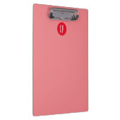 Moderne Monogram Berufliche Schlichte Einfache Ini Klemmbrett (Rechts)