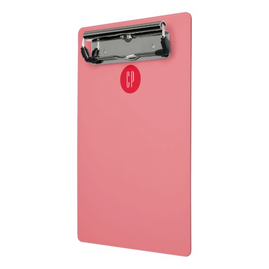 Moderne Monogram Berufliche Schlichte Einfache Ini Mini Klemmbrett (Gewinkelt2)