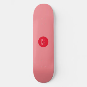 Moderne Monogram Berufliche Schlichte Einfache Ini Skateboard