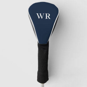 Moderne Monogram Blue Golf Head Cover Headcover