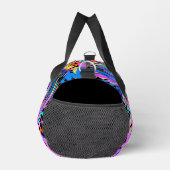 Moderne Monogram Cool Pattern Yoga Sportreise Duffle Bag (Rechts)