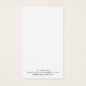 Moderne Monogram Earring Juwelier Display Cards (Rückseite)