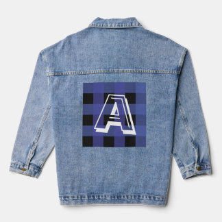Moderne Monogram Erstklassige Denim Jacket Jeansjacke