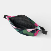 Moderne Monogram Girly Retro Military Pattern Fann Bauchtasche (Offen)