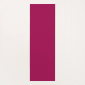 Moderne Monogram Hot Pink Workout Yoga Mat Yogamatte (Rückseite)