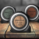 Moderne Monogram Initial Trauzeugen Geschenk Maßband