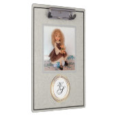 Moderne monogram modische Puppe Klemmbrett (Rechts)