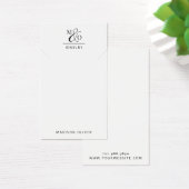 Moderne Monogram Necklace Juwelier Display Card (Schreibtisch)