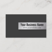 Moderne Monogram Realtor Foto Business Card Visitenkarte (Rückseite)