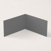 Moderne Monogram Schlicht Gray Trendy Business Car Visitenkarten (Innenseite)