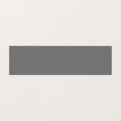 Moderne Monogram Schlicht Gray Trendy Business Car Visitenkarten (Innenseite Aufgefaltet)