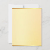 Moderne Monogram Simple Gold Look Elegante Vorlage (Rückseite)