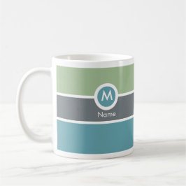 Moderne Monogram-Tasse Kaffeetasse