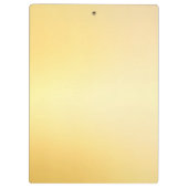 Moderne Monogram Vorlage Elegangoldfarben Beruflic Klemmbrett (Rückseite)