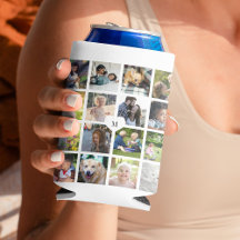 Moderne Monogramm-16-Foto-Collage