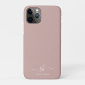 Moderne Monogramm Elegante Kalligraphie Personalis Case-Mate iPhone Hülle (Rückseite)